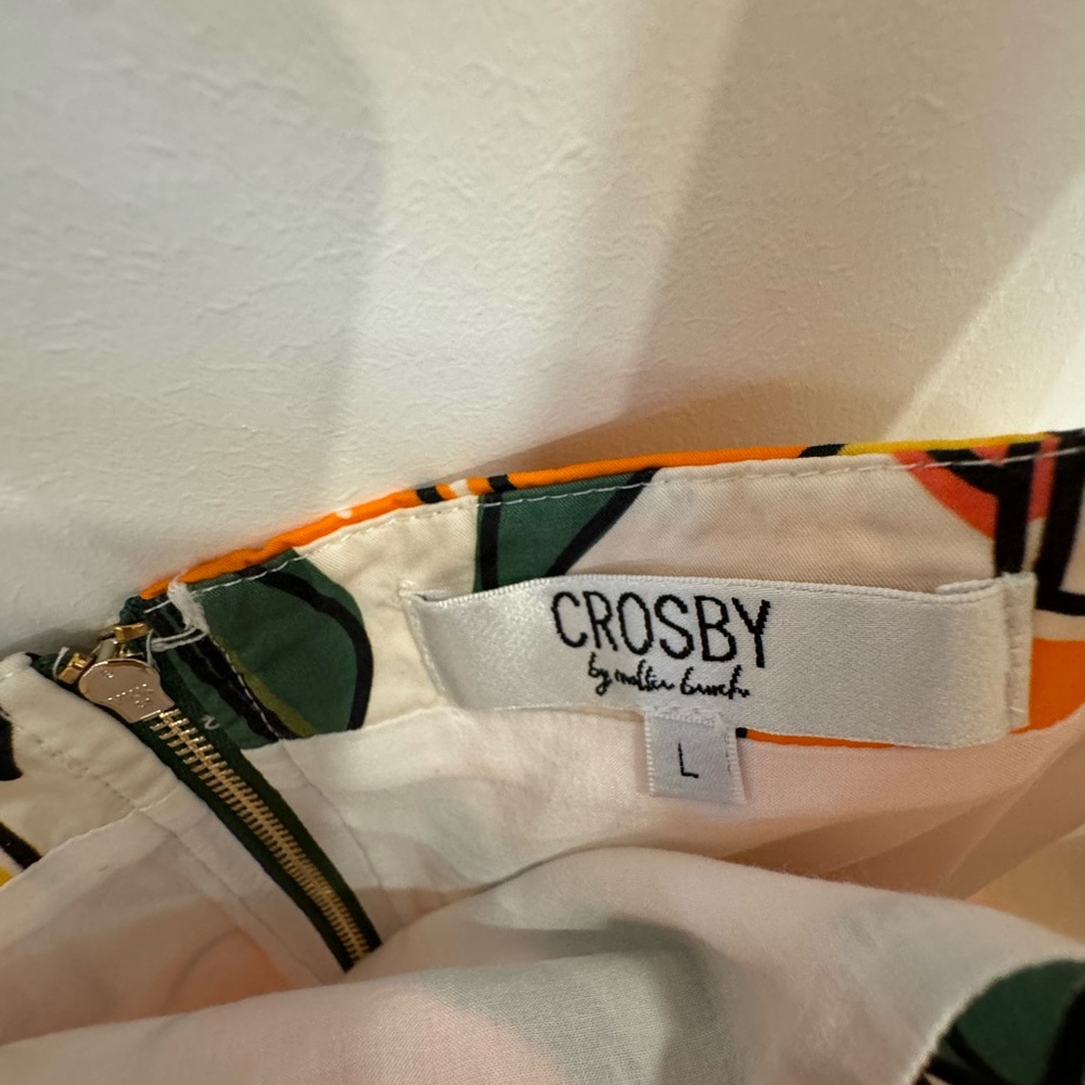 Crosby by Mollie Burch Colorful Shirt Size L